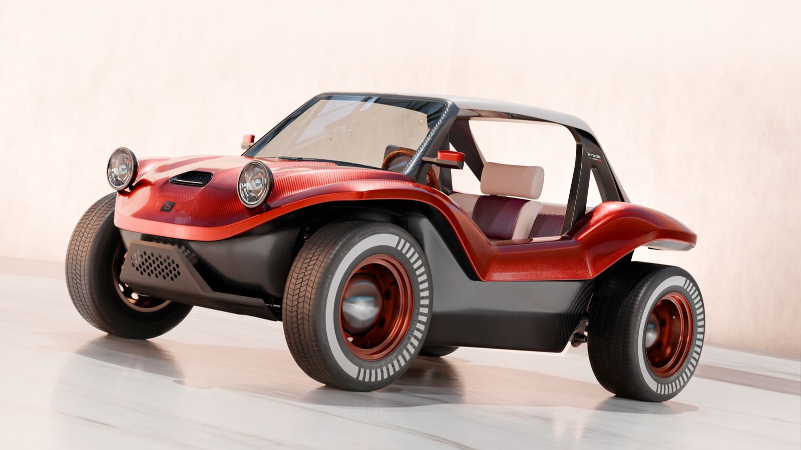 Brado Carbon Buggy, carbon-fibre restomod from the Motor Valley